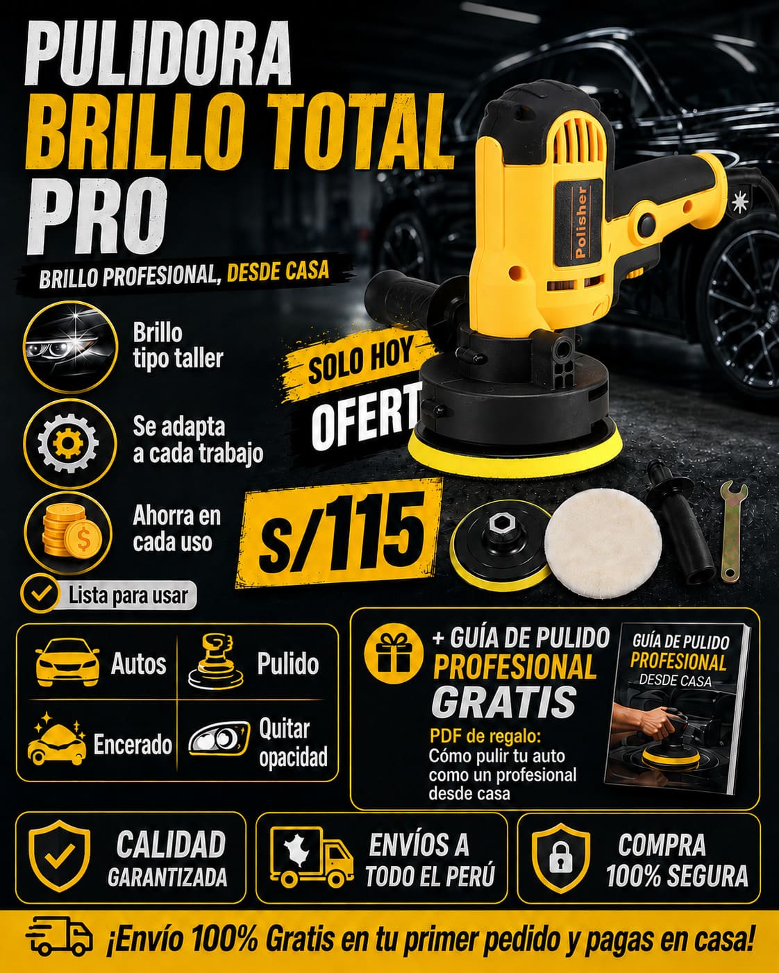 Pulidora Brillo Total Pro